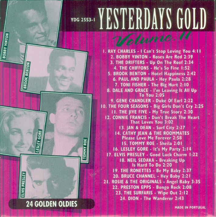 Yesterdays Gold  Vol 11 : Back